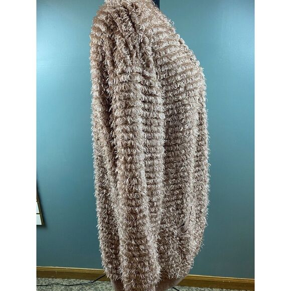 Knox Rose Eyelash Yarn Open Front Cardigan‎ Women's Size Medium - Picture 12 of 16